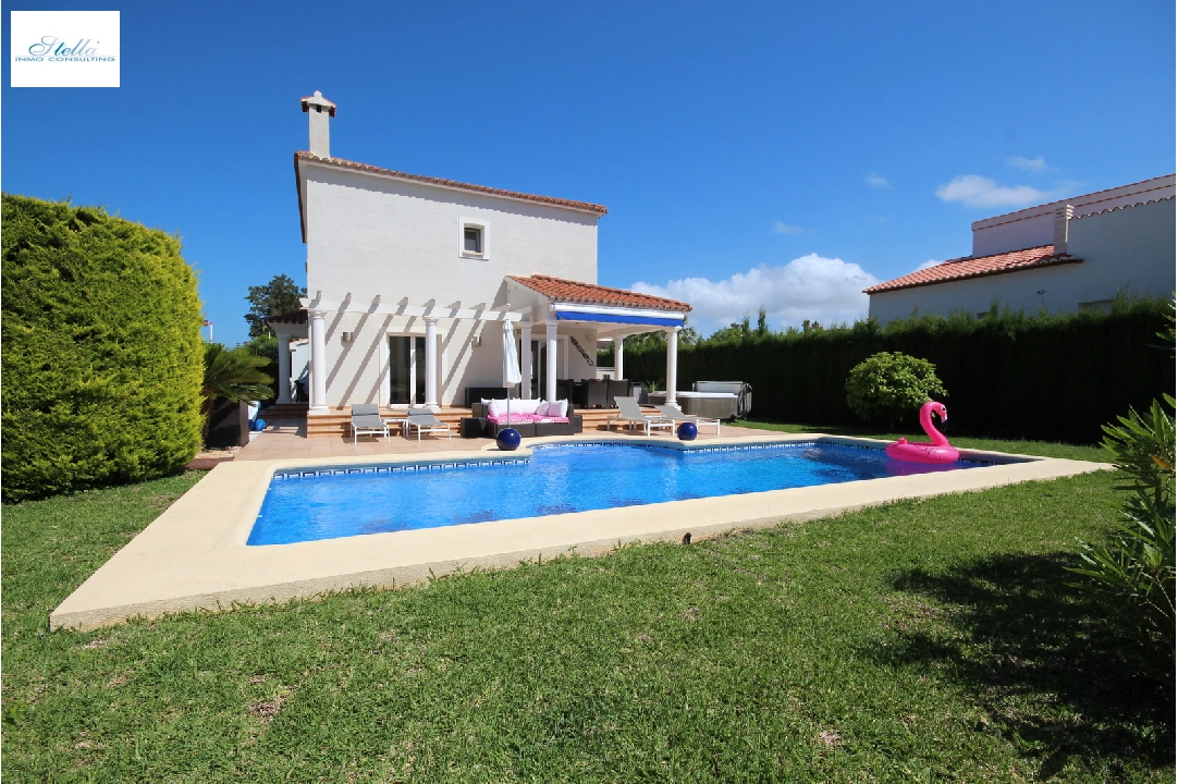 villa in Els Poblets(Barranquets) for holiday rental, built area 162 m², year built 2001, condition neat, + central heating, air-condition, plot area 650 m², 3 bedroom, 3 bathroom, swimming-pool, ref.: T-1115-1