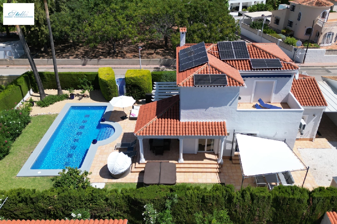 villa in Els Poblets(Barranquets) for holiday rental, built area 162 m², year built 2001, condition neat, + central heating, air-condition, plot area 650 m², 3 bedroom, 3 bathroom, swimming-pool, ref.: T-1115-25