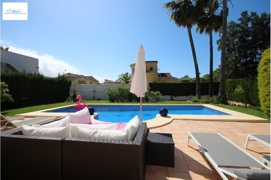 villa in Els Poblets(Barranquets) for holiday rental, built area 162 m², year built 2001, condition neat, + central heating, air-condition, plot area 650 m², 3 bedroom, 3 bathroom, swimming-pool, ref.: T-1115-27