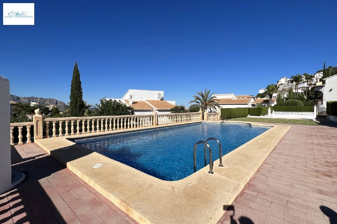 villa in Pedreguer(Monte Solana) for sale, built area 156 m², year built 1999, condition neat, + underfloor heating, air-condition, plot area 416 m², 5 bedroom, 3 bathroom, swimming-pool, ref.: 2-1014-9