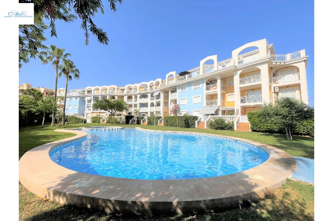 apartment in Denia(Las Marinas) for holiday rental, built area 90 m², year built 2003, condition neat, + central heating, air-condition, 1 bedroom, 1 bathroom, swimming-pool, ref.: T-0318-1