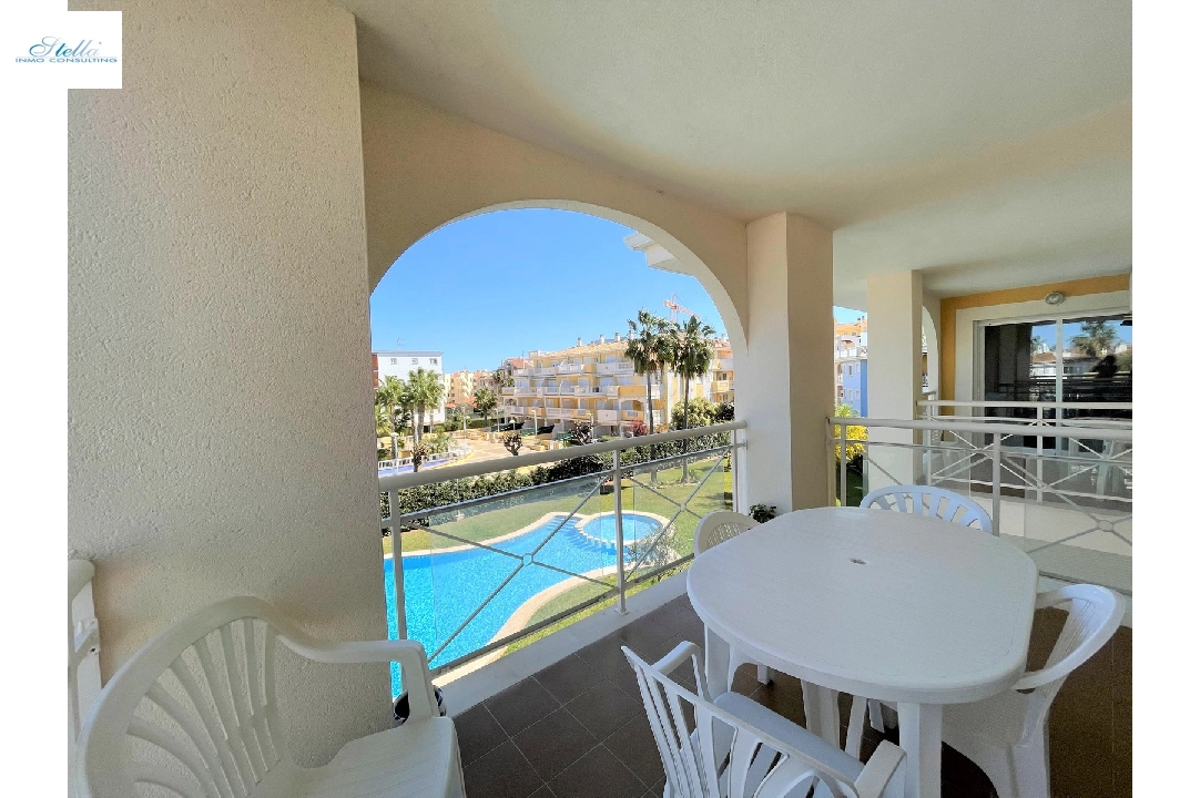 apartment in Denia(Las Marinas) for holiday rental, built area 90 m², year built 2003, condition neat, + central heating, air-condition, 1 bedroom, 1 bathroom, swimming-pool, ref.: T-0318-4